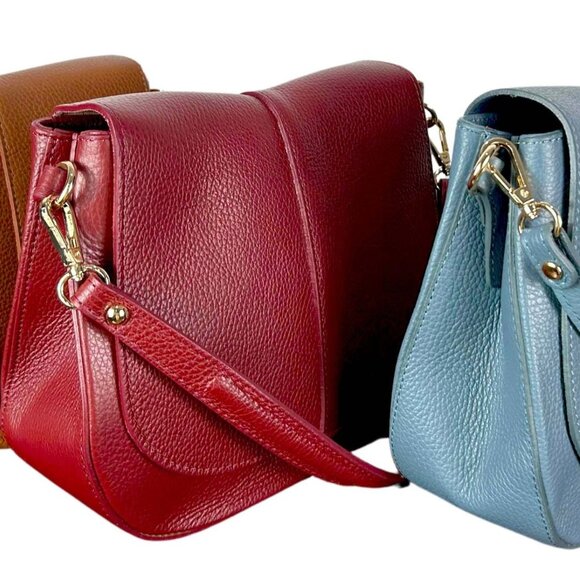 Women’s Handbag Designer Italian Leather – Nany Red - Picture 8 of 8